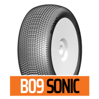 GRP Sonic Pre Mounted Tyres - White or Yellow