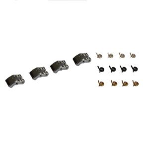 Alpha Alloy Clutch Shoes (4) Inc Tuning Springs (3 Sets)