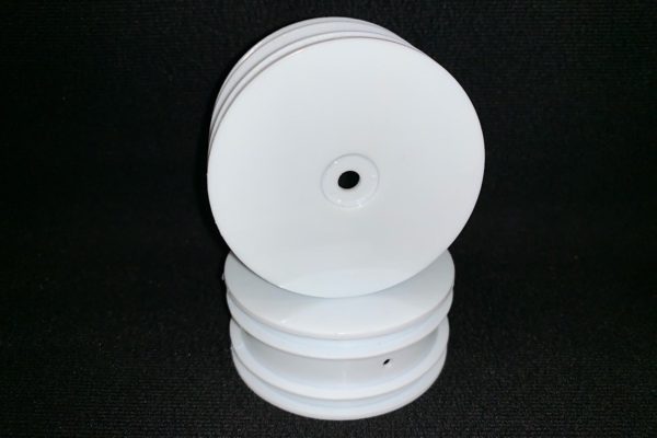 Halo 1/10 4wd Front Wheel White (PR)