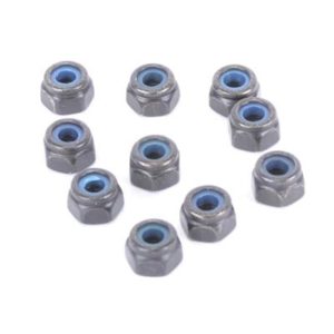 M3 Nyloc Nut Steel - Black (10 pcs)