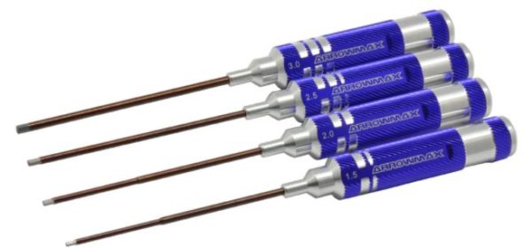 Arrowmax Allen Wrench Set 1.5 2.0 2.5 & 3.0X120MM - 4 PCS