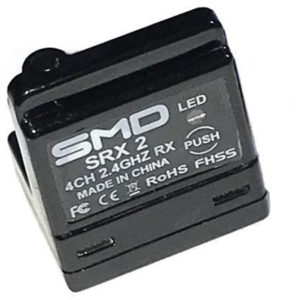 SMD SRX 2 Sanwa Compatible Antenna Less Receiver FHSS-3 - FHSS-4