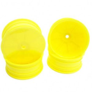 TPRO 1/10 4WD Front Off Road Dish Wheel 12mm Hex - FL. Yellow - 4pk