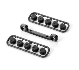 XB8 ALU FRONT UPPER ARM HOLDER (6MM) - SWISS 7075 T6