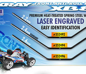 XB8 FRONT ANTI-ROLL BAR 2.2MM