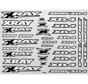 XRAY XB4 STICKER FOR BODY - WHITE