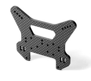 XB8 GRAPHITE REAR SHOCK TOWER - CNC MACHINED