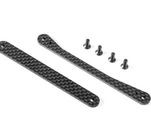 XB8 GRAPHITE BRACES FOR CHASSIS SIDE GUARDS - SET