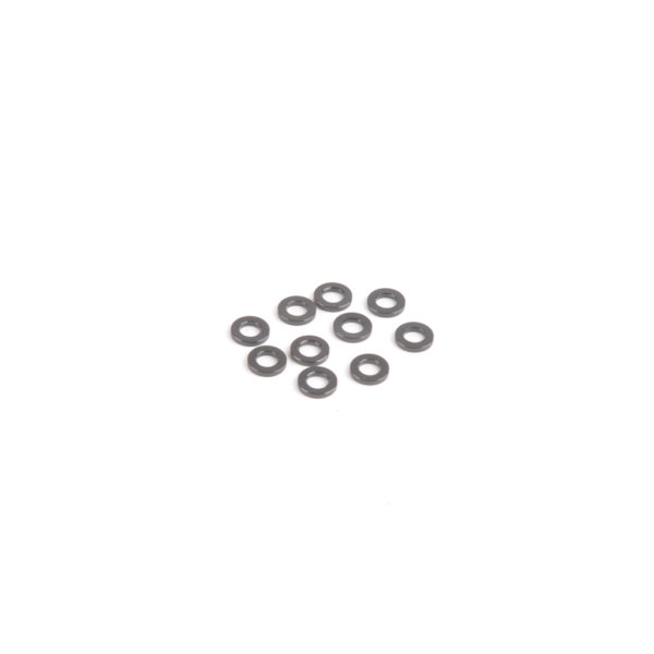 Evo Racing Products - M3 Black Alloy Washers 2.50mm (10pc)