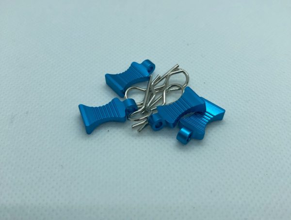ERP Pro Alloy Easy Pull Body Clips (For 8th/10th Scale) 4pcs