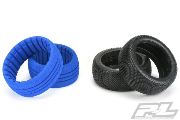 Pro-Line 'Slide Lock' 1/8 Buggy Tyres W/Closed Cell Inserts - Image 2