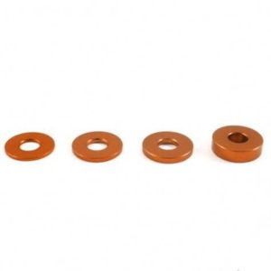 TWORK's Aluminum Shim 3X7.8mm Set ORANGE 0.5,0.75,1,2mm each 4pcs.