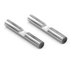 Polished steel pins for gear differential. Set of 2.