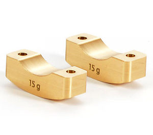 BRASS STEERING BLOCK WEIGHT 15G (2)