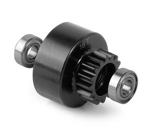 CLUTCH BELL 16T WITH OVERSIZED 5x12x4MM BALL-BEARINGS - V2