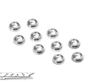 ALU CONICAL SHIM 3x6x2.0MM (10)