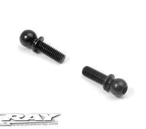 BALL END 4.9MM WITH THREAD 8MM (2)