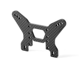 GRAPHITE SHOCK TOWER REAR 3.0MM - V2