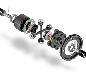 GEAR CENTER DIFFERENTIAL - LARGE VOLUME - SET
