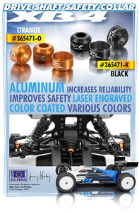 ALU DRIVE SHAFT SAFETY COLLAR - BLACK (3)