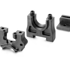 CENTER DIFF MOUNTING PLATE SET - GRAPHITE