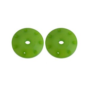 Ultimate 16MM Conical Shock Pistons Green (1.3MM X 7 Angled Holes) (2PCS)