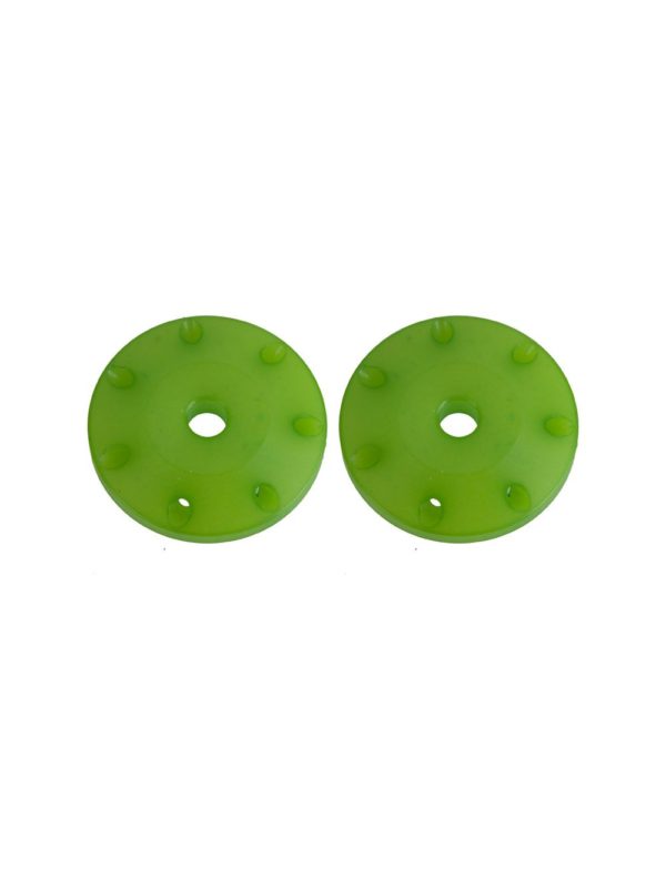 Ultimate 16MM Conical Shock Pistons Green (1.3MM X 7 Angled Holes) (2PCS)