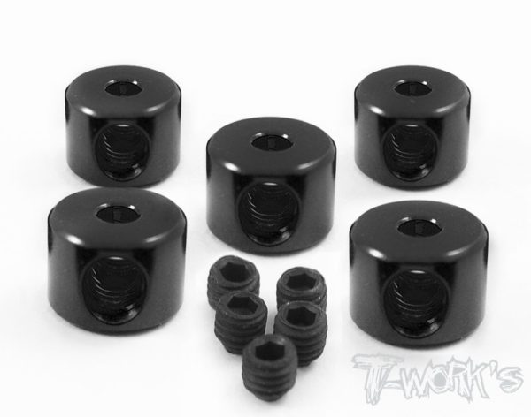 TA-021 Aluminum 2.5mm Bore Collar 5pcs. - Image 2