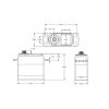 SRT BH9027 HV BL Servo 21KG - 0.10 sec at 6v - Metal Case - Image 2