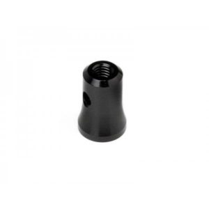 HB RACING Aluminum Exhaust Pipe Mount V2 Black