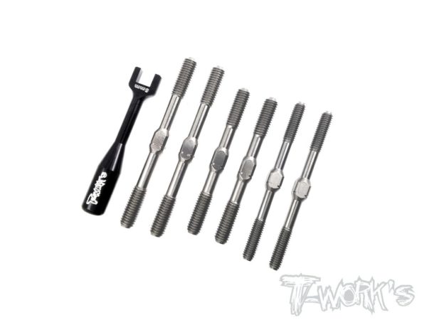 TB-139 64 Titanium Turnbuckle Set ( For HB Racing D817 D817 V2/D819/E819/ HB E819RS )