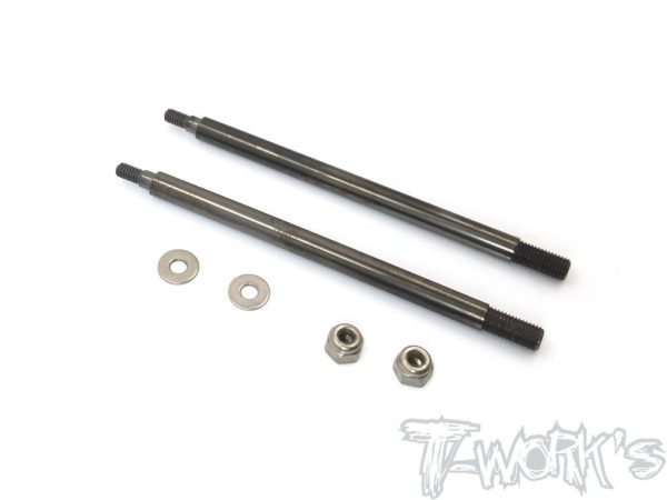 TO-260-D819 DLC coated Front Shock Shaft 58.5mm ( For HB Racing D819RS/819/817/V2/E819/E817) 2pcs.
