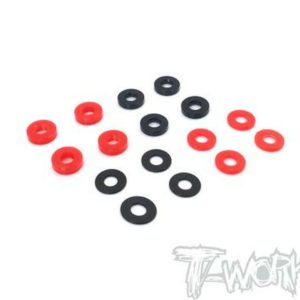 TO-292-HB POM Rear Wheel Hub Spacer Set ( For HB D817/819/819RS/RGT8 ) 0.5/1.0/1.5/2.0 each 4pcs.