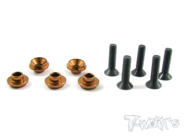 TA-031 Aluminum Servo Washer For Futaba,Hitech ,Ko ,Xpert 5pcs