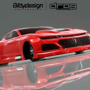 Bittydesign ZL21 1/10 No Prep Drag racing body - Clear