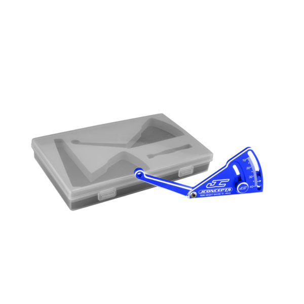 Aluminum Ride Height Gauge, 10-40mm-Blue