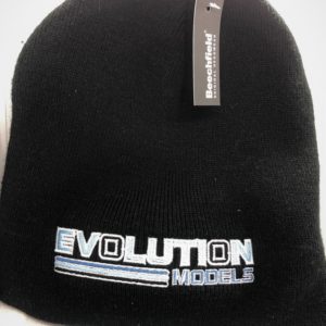 Evolution Models Embroidered Beanie Hat - Black