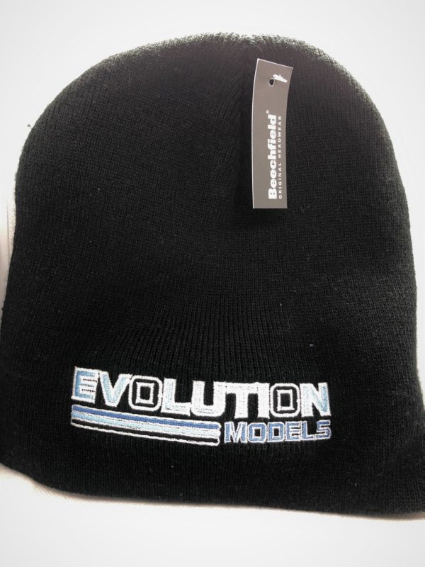 Evolution Models Embroidered Beanie Hat - Black