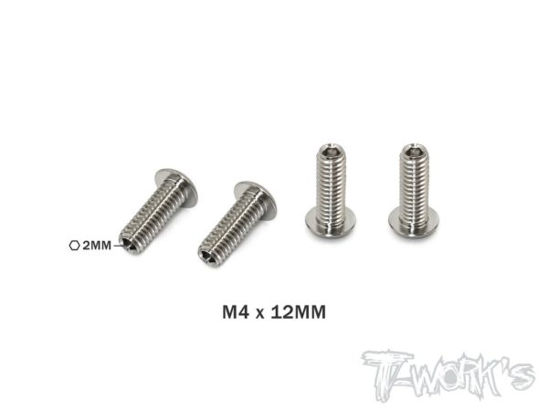 TP-087 64 Titanium Down Stop Screws 4pcs.