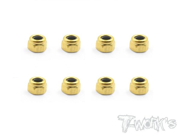 GSS-4LN Gold Plated M4 Lock Nuts ( 5 pcs)