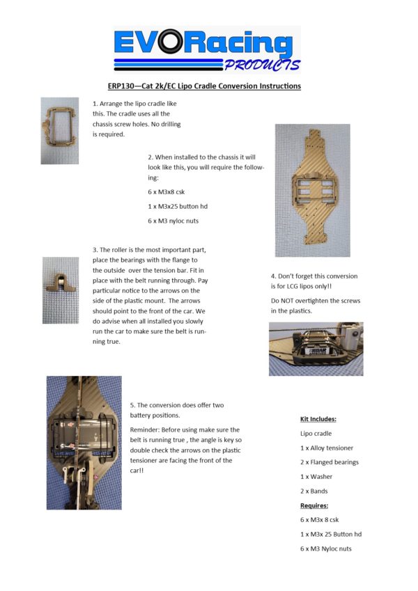 ERP Cat 2000 Lipo Cradle Shorty Conversion - Image 15