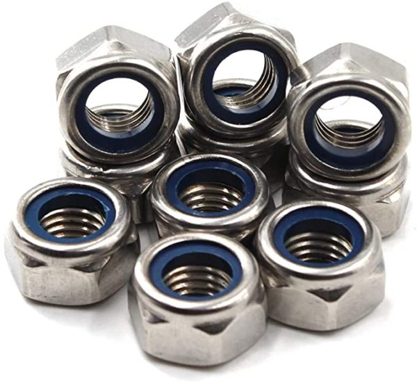 ERP - M3 Steel Nyloc Nuts - pk10