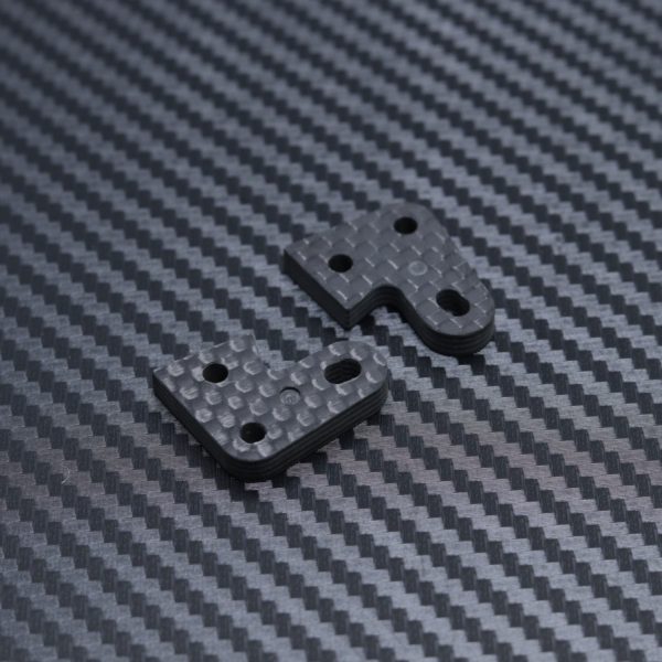 MYB0044-01 Carbon Fibre Steering Knuckle Plate 1 (Long) for Mayako MX8