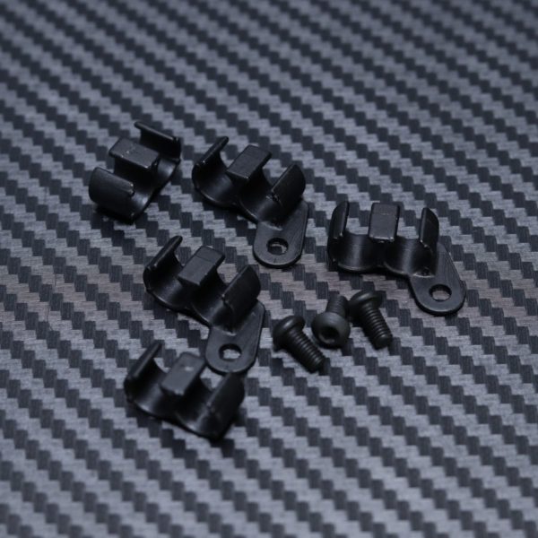 MYB0086 Fuel Line Clips 3pcs with screw hole, 2pcs simple for Mayako MX8