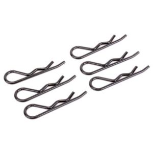 Body Clip 1/8 - Black (6pcs)