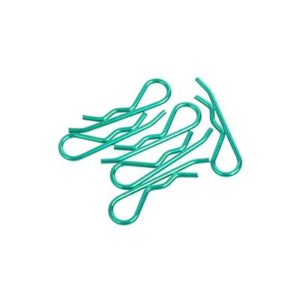 Body Clip 1/8 - Metallic Green (6)