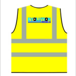 Hi Vis Marshal Vest - Evolution Models Branded