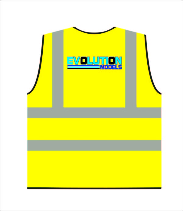 Hi Vis Marshal Vest - Evolution Models Branded
