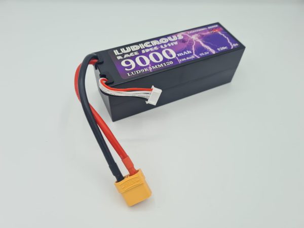 Ludicrous Lipo 4s 15.2v HV Stick Pack 9000mah 120c (XT90)
