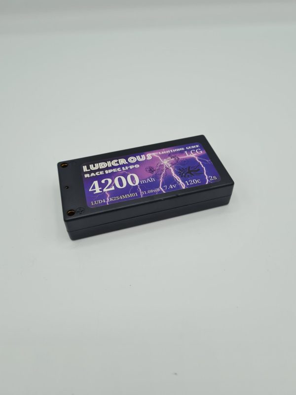 Ludicrous Lipo LCG Shorty 2s 4200mah (4mm)